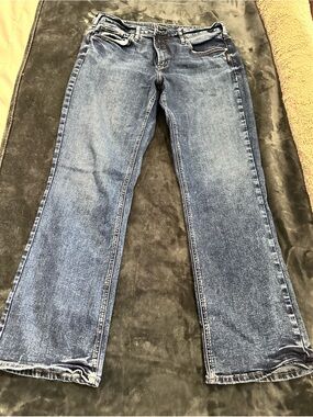 Silver Elyse Slim Boot-Cut Blue Jeans